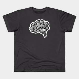 Frankenstein Brain - My Name is Abby Kids T-Shirt